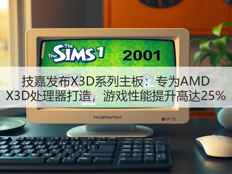 技嘉发布X3D系列主板：专为AMD X3D处理器打造，游戏性能提升高达25%