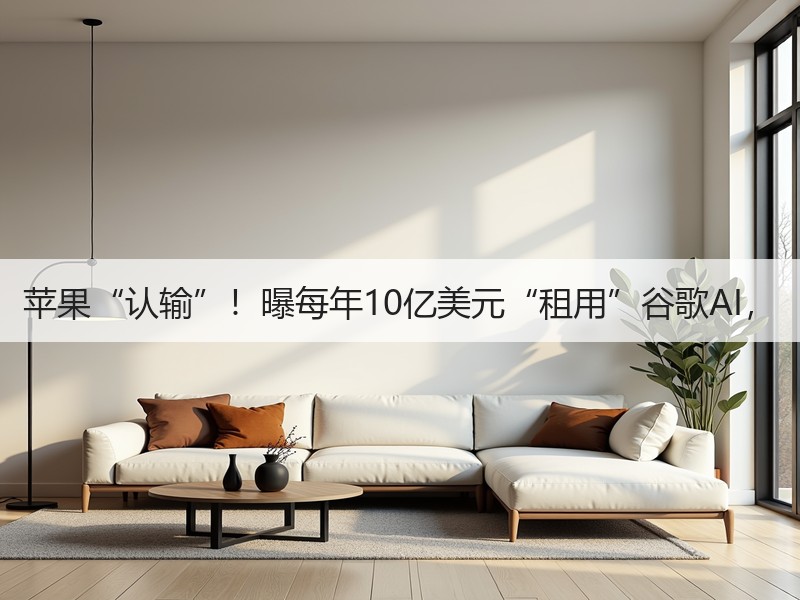 苹果“认输”！曝每年10亿美元“租用”谷歌AI，