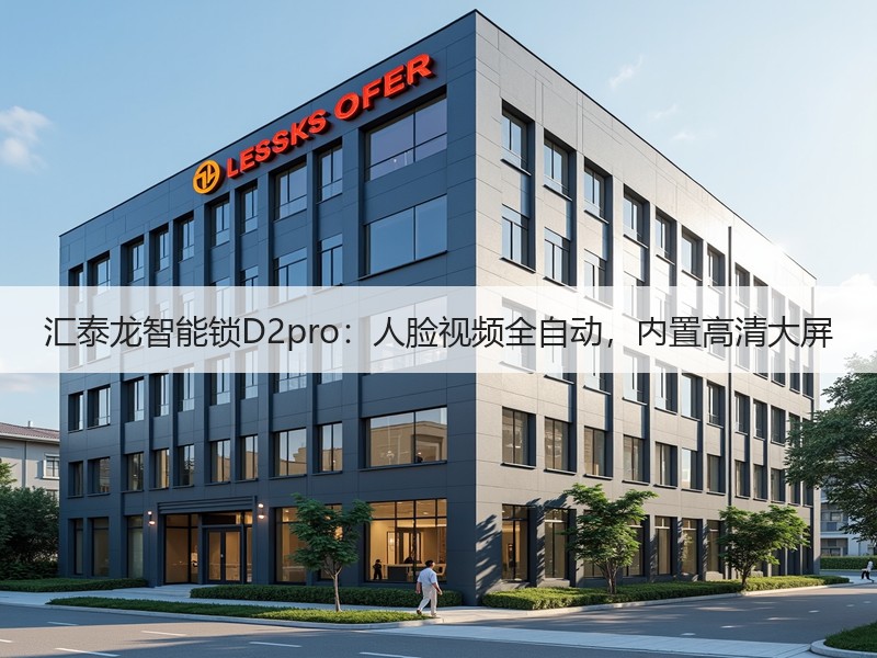 汇泰龙智能锁D2pro：人脸视频全自动，内置高清大屏