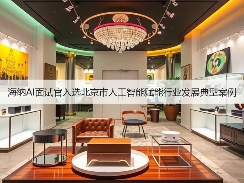 海纳AI面试官入选北京市人工智能赋能行业发展典型案例