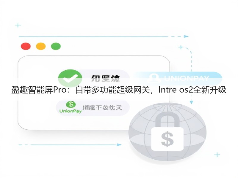 盈趣智能屏Pro：自带多功能超级网关，Intre os2全新升级
