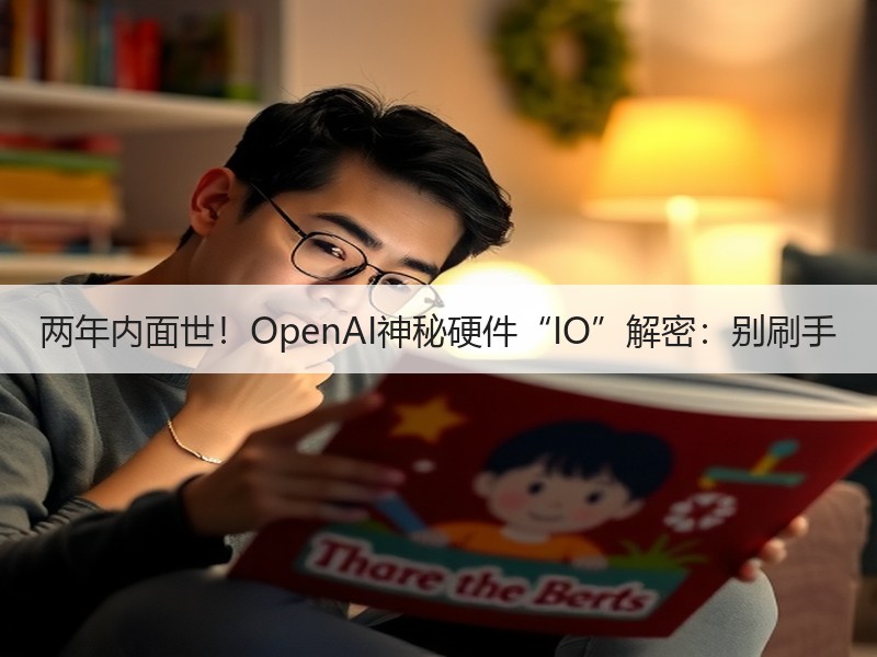 两年内面世！OpenAI神秘硬件“IO”解密：别刷手