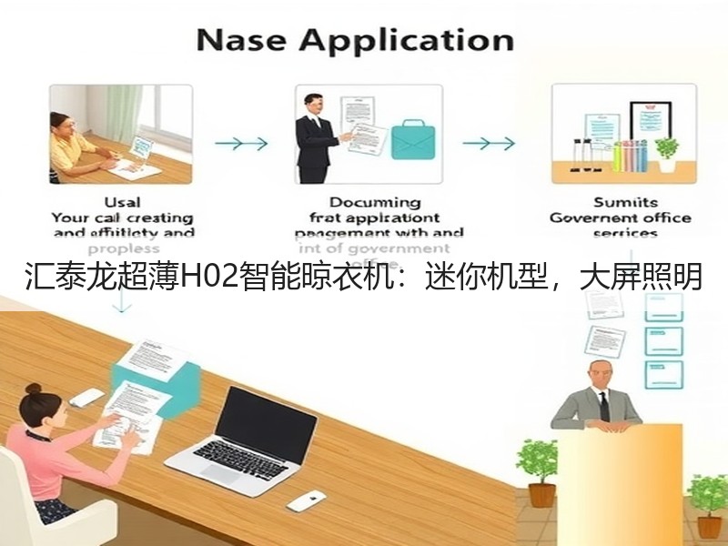 汇泰龙超薄H02智能晾衣机：迷你机型，大屏照明