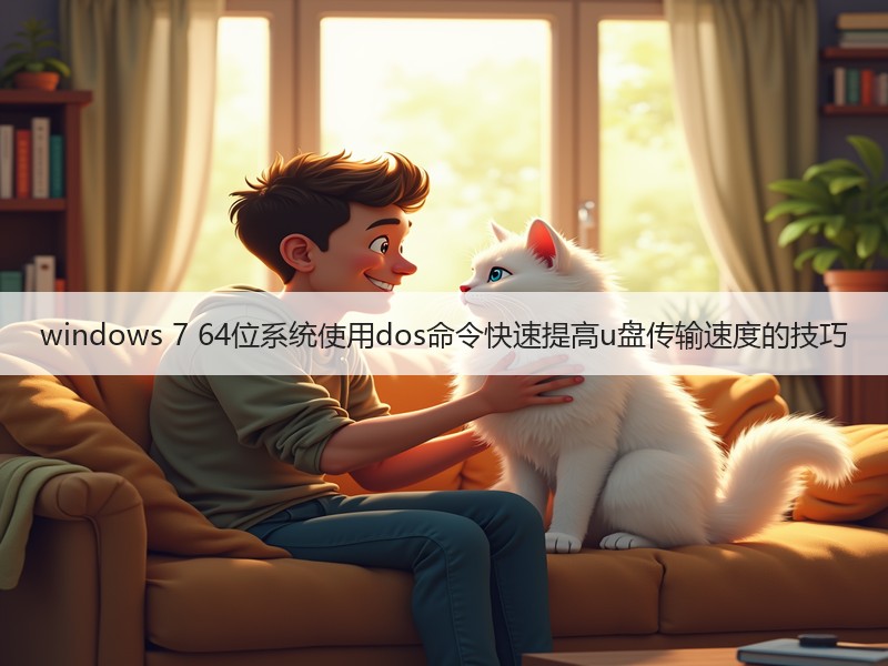 windows 7 64位系统使用dos命令快速提高u盘传输速度的技巧