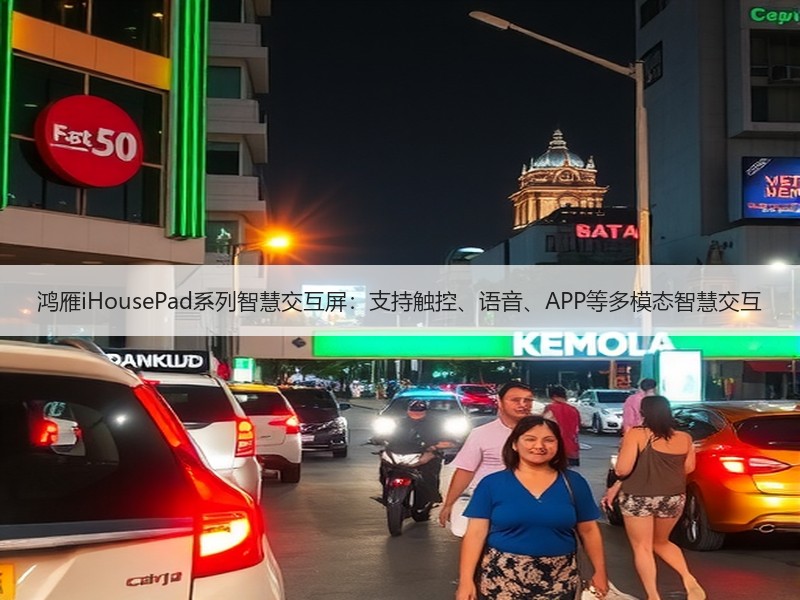 鸿雁iHousePad系列智慧交互屏：支持触控、语音、APP等多模态智慧交互