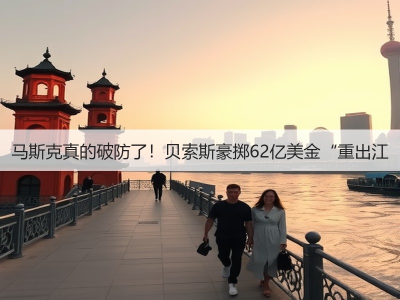 马斯克真的破防了！贝索斯豪掷62亿美金“重出江