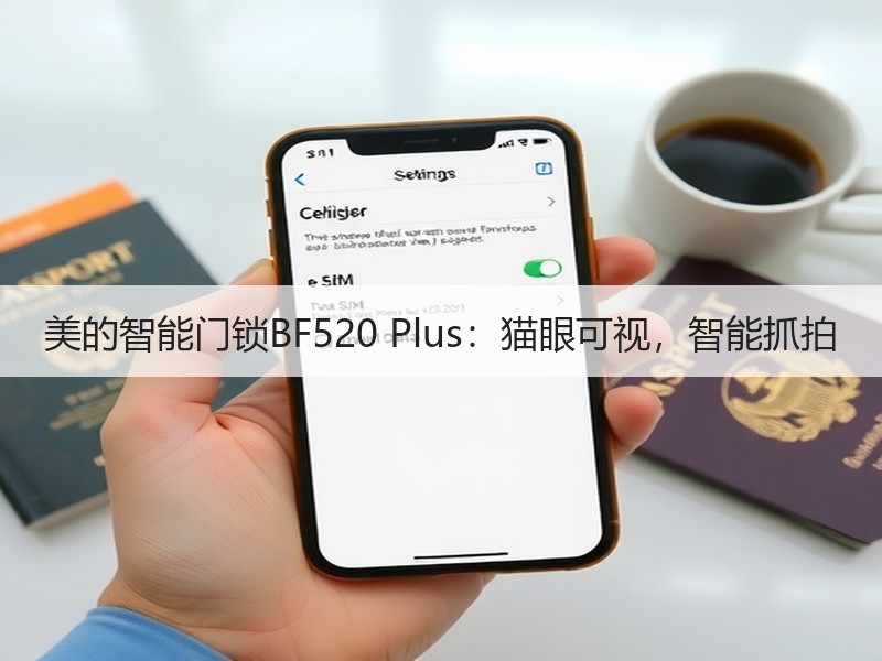 美的智能门锁BF520 Plus：猫眼可视，智能抓拍