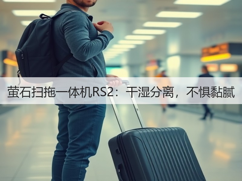 萤石扫拖一体机RS2：干湿分离，不惧黏腻
