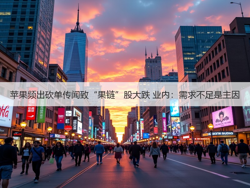 苹果频出砍单传闻致“果链”股大跌 业内：需求不足是主因