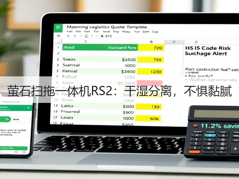萤石扫拖一体机RS2：干湿分离，不惧黏腻