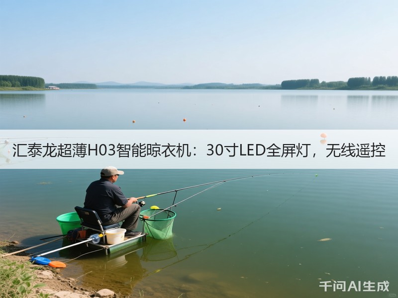 汇泰龙超薄H03智能晾衣机：30寸LED全屏灯，无线遥控