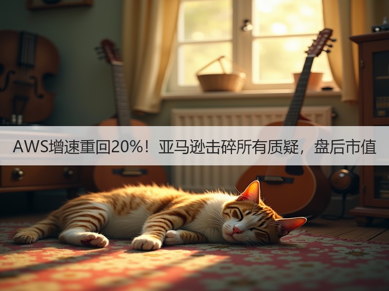 AWS增速重回20%！亚马逊击碎所有质疑，盘后市值