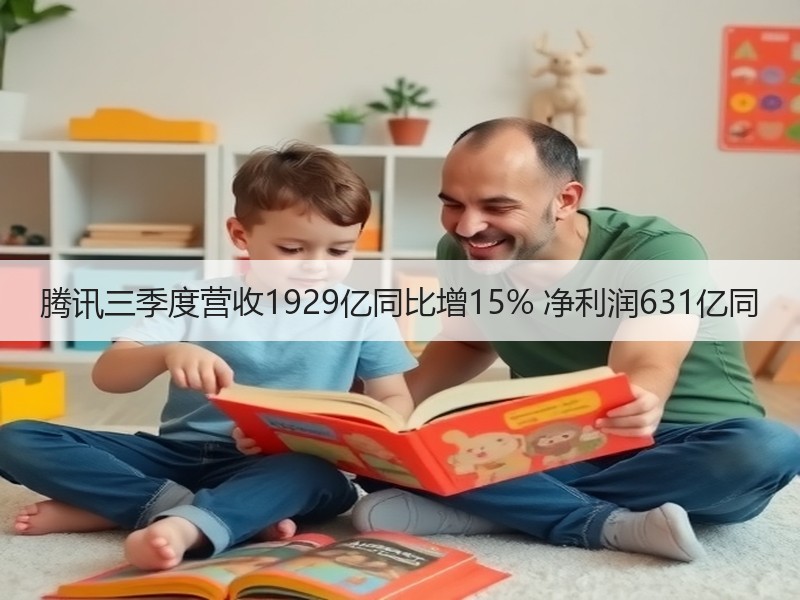 腾讯三季度营收1929亿同比增15% 净利润631亿同