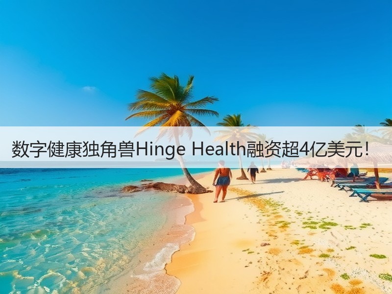 数字健康独角兽Hinge Health融资超4亿美元！